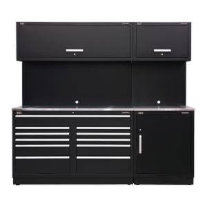 Sealey APMSCOMBO4SS Premier Storage System with Stainless Worktop 2.33m