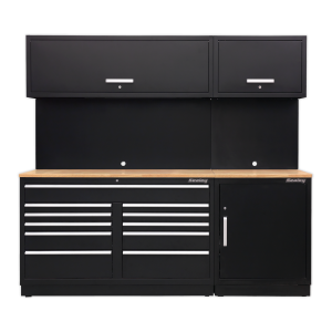 Sealey APMSCOMBO4W Premier Storage System with Hardwood Worktop 2.33m
