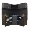 Sealey APMSCOMBO6SS Premier Corner Storage System with Stainless Worktop 1.71m