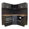 Sealey APMSCOMBO6W Premier Corner Storage System with Hardwood Worktop 1.71m