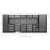 Sealey APMSSTACK01SS Superline PRO® Storage System with Stainless Worktop 4.92m Sealey APMSSTACK01SS Superline PRO® Storage System with Stainless Worktop 4.92m