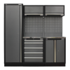 Sealey APMSSTACK02SS Superline PRO® Storage System with Stainless Worktop 1.96m