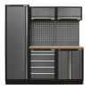 Sealey APMSSTACK02W Superline PRO® Storage System with Wood Worktop 1.96m