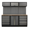 Sealey APMSSTACK07W Superline PRO® Storage System with Wood Worktop 2.04m Sealey APMSSTACK07W Superline PRO® Storage System with Wood Worktop 2.04m