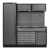 Sealey APMSSTACK09SS Superline PRO® Storage System with Stainless Steel Worktop 1.96m