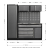 Sealey APMSSTACK10SS Superline PRO® Storage System with Stainless Steel Worktop 1.96m
