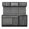Sealey APMSSTACK11SS Superline PRO® Storage System with Stainless Steel Worktop 2.04m