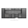 Sealey APMSSTACK16SS Superline PRO® Storage System with Stainless Steel Worktop 4.92m Sealey APMSSTACK16SS Superline PRO® Storage System with Stainless Steel Worktop 4.92m