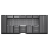 Sealey APMSSTACK17SS Superline PRO® Storage System with Stainless Worktop 4.92m