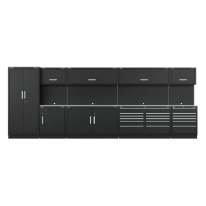 Sealey APMSSTEEL Premier Storage System with Stainless Worktop 5.58m