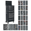 Sealey SPTCOMBO2 Superline PRO® Tool Chest Combination 14 Drawer with 1179pc Tool Kit – Black Sealey SPTCOMBO2 Superline PRO® Tool Chest Combination 14 Drawer with 1179pc Tool Kit – Black