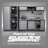 Sealey APMSSTACK02SS Superline PRO® Storage System with Stainless Worktop 1.96m