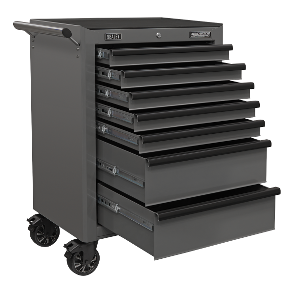 Sealey AP26479TG Superline PRO® Rollcab 7 Drawer – Grey/Black