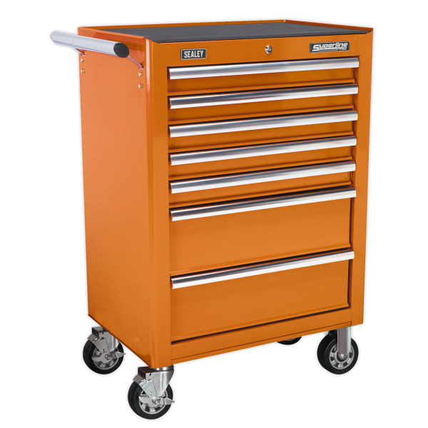 Sealey AP26479TO Superline PRO® Rollcab 7 Drawer – Orange