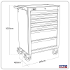 Sealey AP26479T Superline PRO® Rollcab 7 Drawer – Red