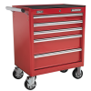 Sealey AP33459 Superline PRO® Rollcab 5 Drawer – Red