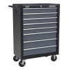 Sealey AP3508TB American PRO® Rollcab 8 Drawer – Black/Grey Sealey AP3508TB American PRO® Rollcab 8 Drawer – Black/Grey
