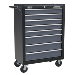 Sealey AP3508TB American PRO® Rollcab 8 Drawer – Black/Grey Sealey AP3508TB American PRO® Rollcab 8 Drawer – Black/Grey