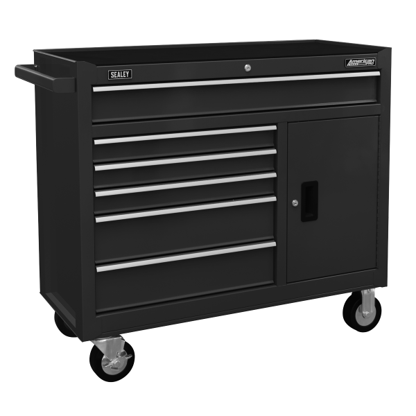 Sealey AP4106B American PRO® Rollcab 6 Drawer – Black Sealey AP4106B American PRO® Rollcab 6 Drawer – Black