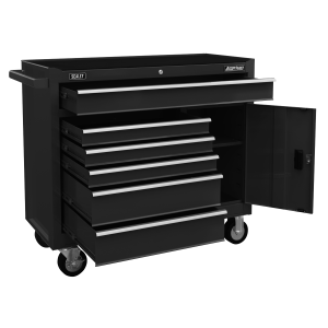 Sealey AP4106B American PRO® Rollcab 6 Drawer – Black