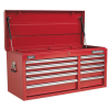 Sealey AP41110 Superline PRO® Heavy-Duty Topchest 10 Drawer – Red