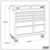 Sealey AP4111BE Superline PRO® Black Edition Rollcab with 11 Soft Close Drawers 1040mm