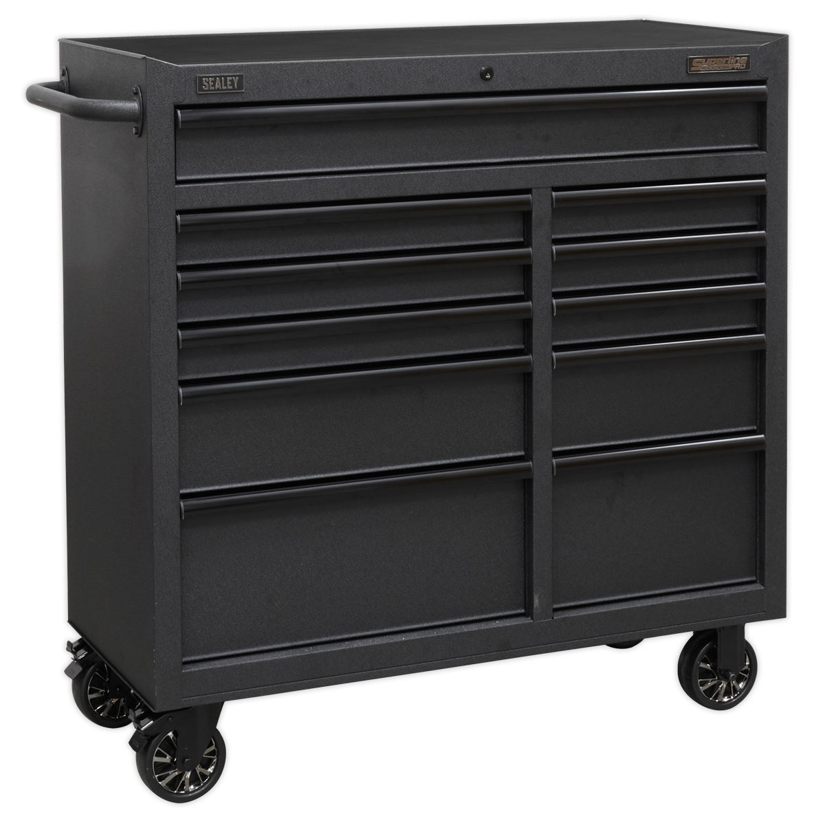 Sealey AP4111BE Superline PRO® Black Edition Rollcab with 11 Soft Close Drawers 1040mm Sealey AP4111BE Superline PRO® Black Edition Rollcab with 11 Soft Close Drawers 1040mm