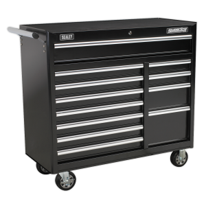 Sealey AP41120B Superline PRO® Heavy-Duty Rollcab 12 Drawer – Black