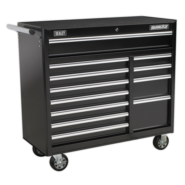 Sealey AP41120B Superline PRO® Heavy-Duty Rollcab 12 Drawer – Black