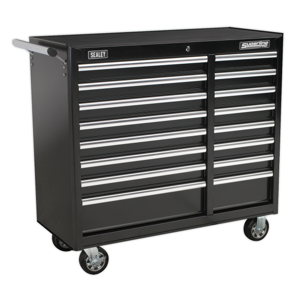 Sealey AP41169B Superline PRO® Heavy-Duty Rollcab 16 Drawer – Black Sealey AP41169B Superline PRO® Heavy-Duty Rollcab 16 Drawer – Black