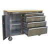 Sealey AP4804SS Mobile Stainless Steel Tool Cabinet 4 Drawer