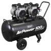 Sealey SAC10001S 100L Oil Free Low Noise Direct Drive Air Compressor 2 x 2hp