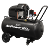 Sealey SAC10002 Air Compressor 100L V-Twin Oil Free Direct Drive 3hp