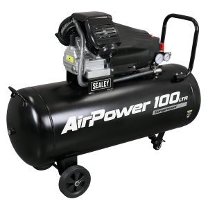 Sealey SAC10030VA 100L V-Twin Direct Drive Air Compressor 3hp Sealey SAC10030VA 100L V-Twin Direct Drive Air Compressor 3hp
