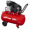 Sealey SAC1103B 100L Belt Drive Air Compressor with Cast Cylinders & Wheels 3.5hp