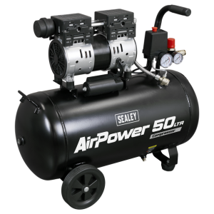 Sealey SAC5000S 50L Low Noise Oil Free Direct Drive Air Compressor 1hp Sealey SAC5000S 50L Low Noise Oil Free Direct Drive Air Compressor 1hp