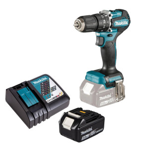 Makita DHP487 Brushless Combi Drill, C/W 1 X 5.0AH Battery & Charger