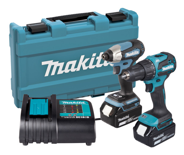 Makita DLX2539ST “BL” Combi & Impact Driver Kit