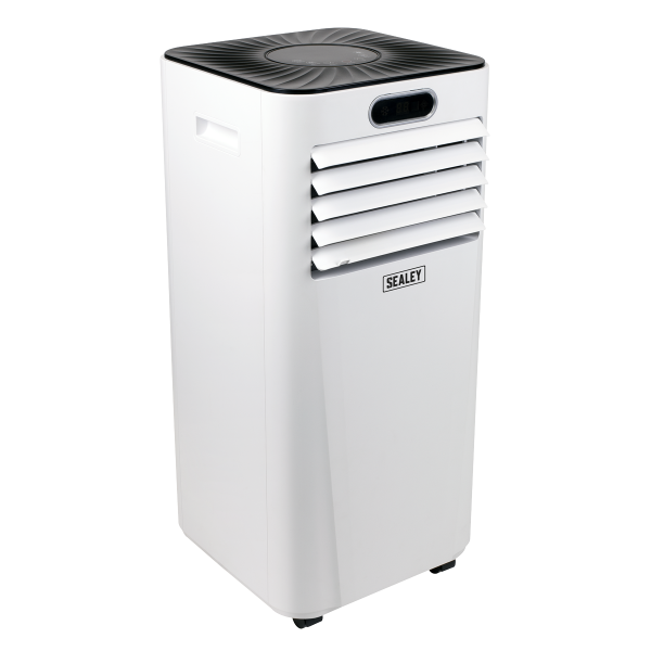 Sealey SAC7000 Portable Air Conditioner/Dehumidifier/Air Cooler with Window Sealing Kit 7,000Btu/hr