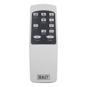 Sealey SAC7000 Portable Air Conditioner/Dehumidifier/Air Cooler with Window Sealing Kit 7,000Btu/hr