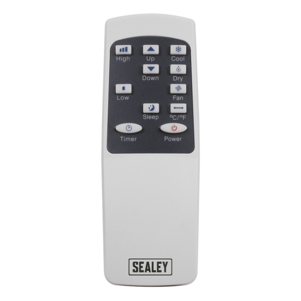 Sealey SAC7000 Portable Air Conditioner/Dehumidifier/Air Cooler with Window Sealing Kit 7,000Btu/hr Sealey SAC7000 Portable Air Conditioner/Dehumidifier/Air Cooler with Window Sealing Kit 7,000Btu/hr